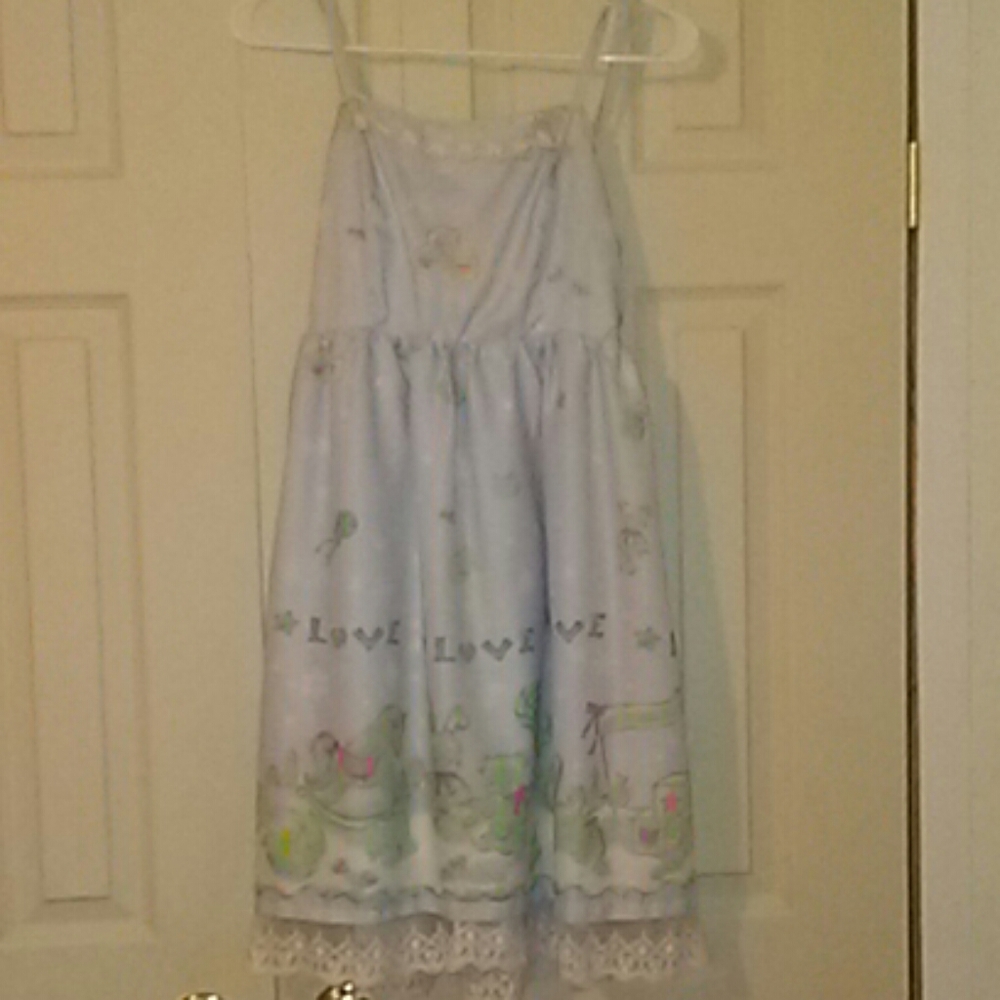 Blue casual lolita dress
